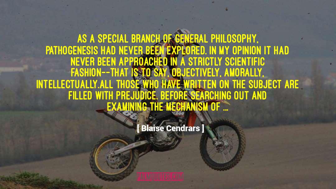 Favorite Subject quotes by Blaise Cendrars