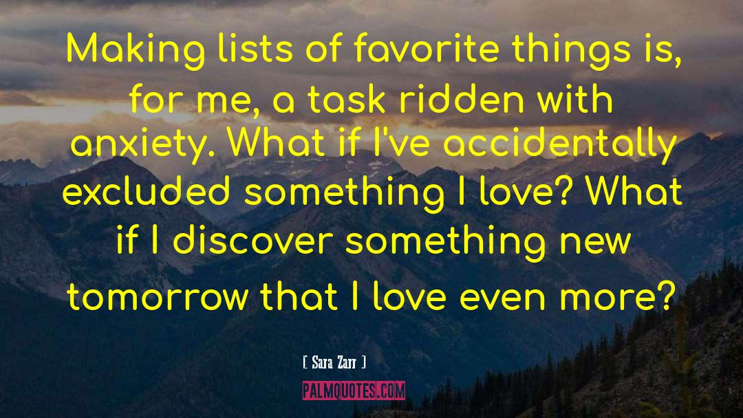 Favorite Things quotes by Sara Zarr