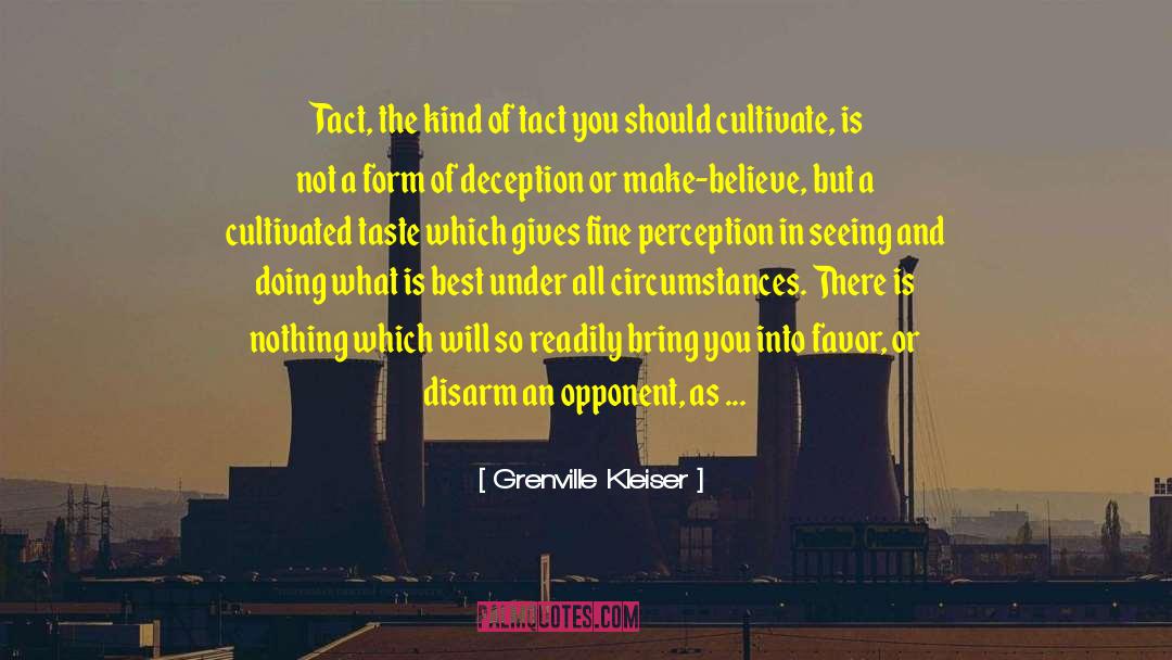 Favors quotes by Grenville Kleiser