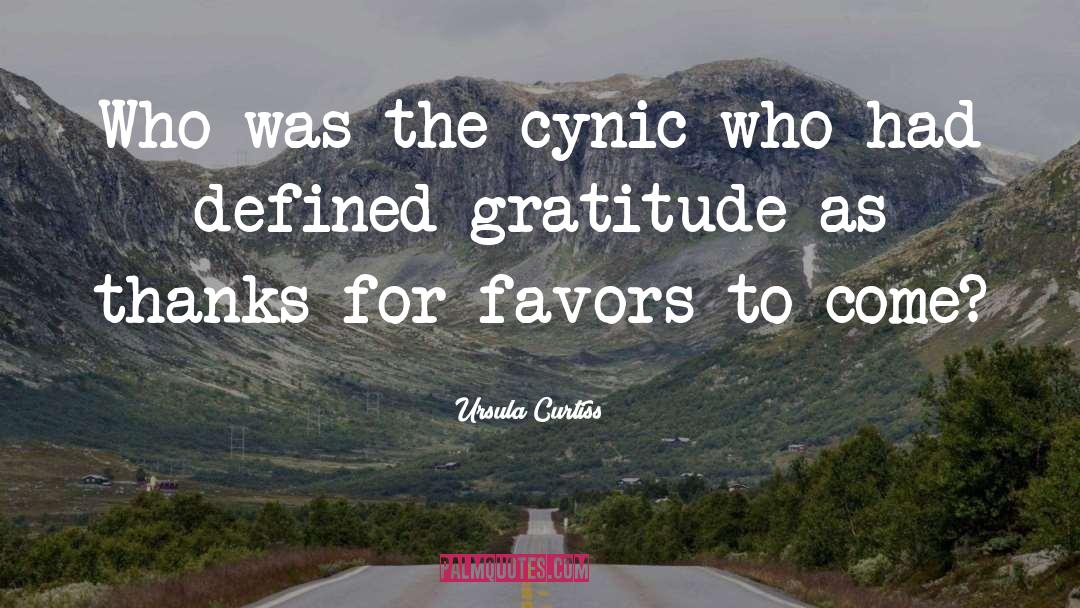 Favors quotes by Ursula Curtiss