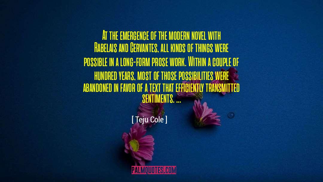 Favors quotes by Teju Cole