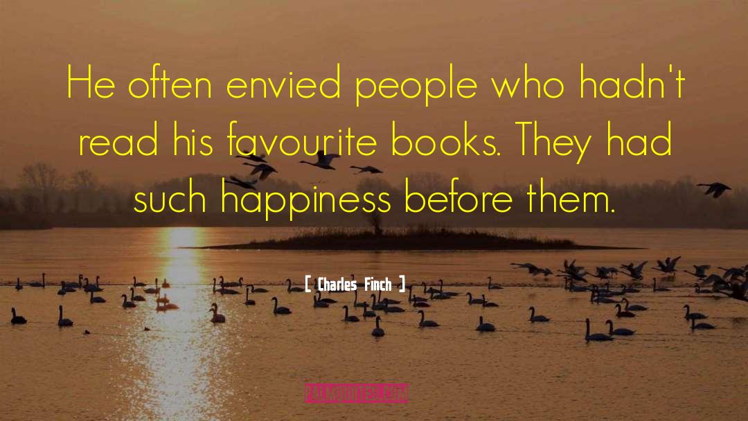 Favourite Books quotes by Charles Finch