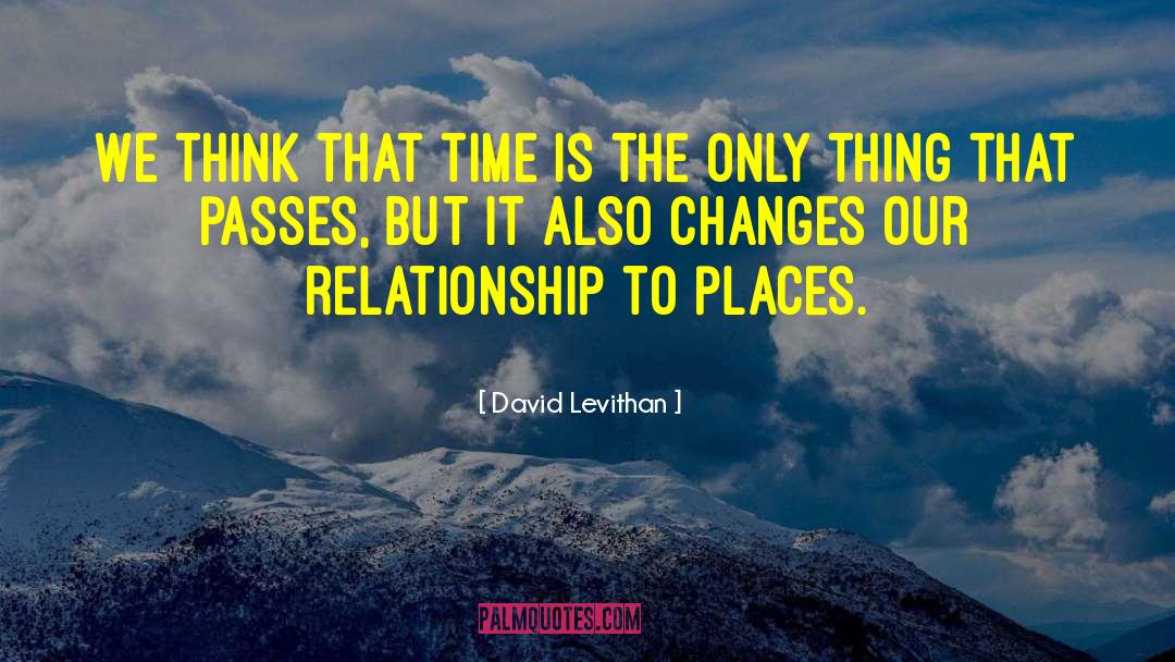 Favourite Places quotes by David Levithan