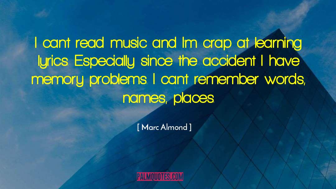 Favourite Places quotes by Marc Almond