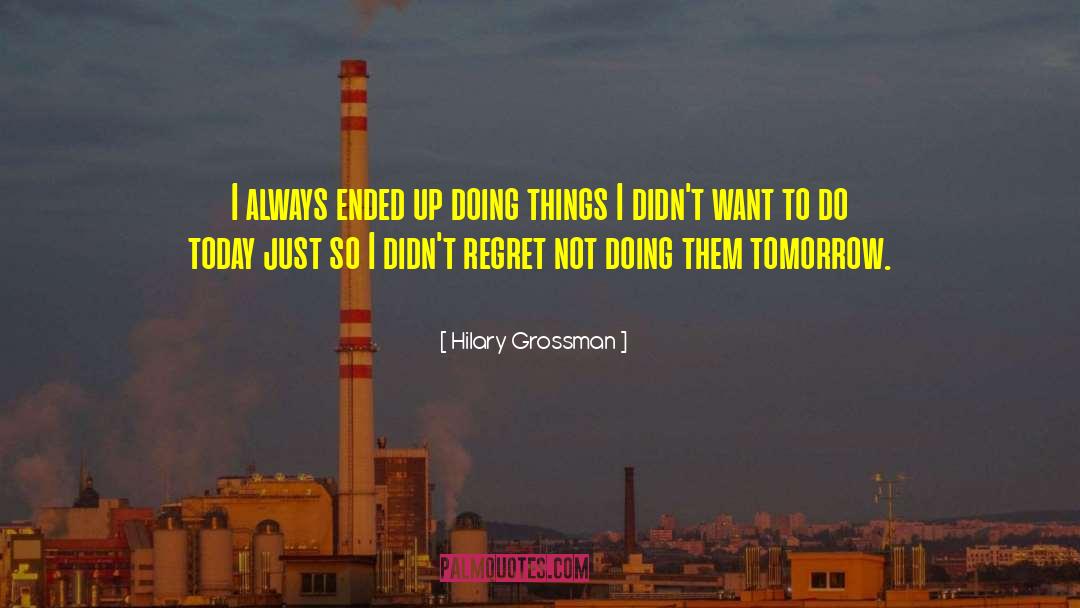 Favourite Things quotes by Hilary Grossman