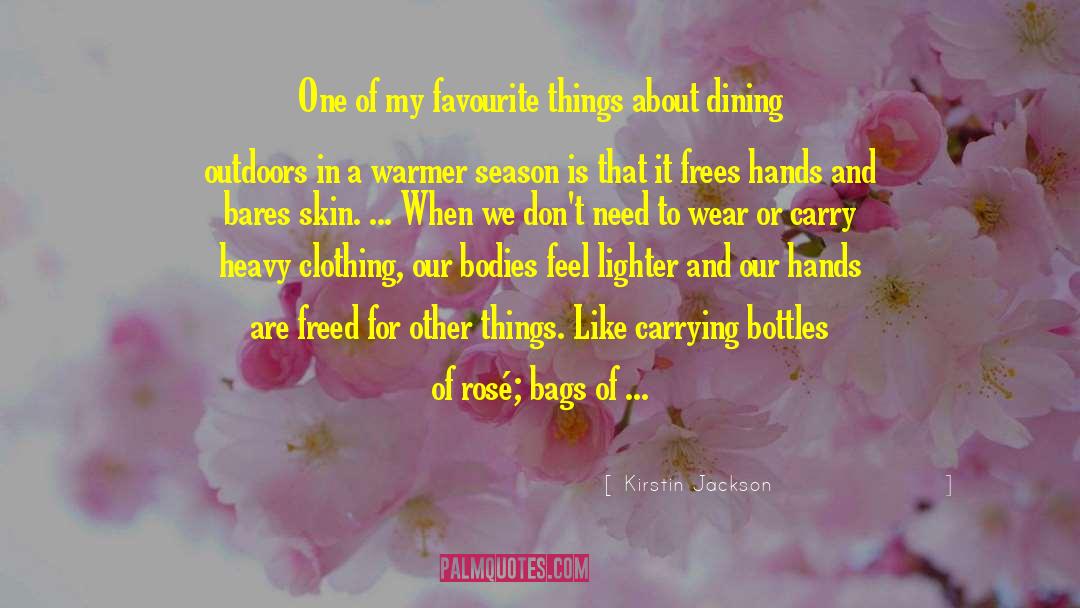 Favourite Things quotes by Kirstin Jackson