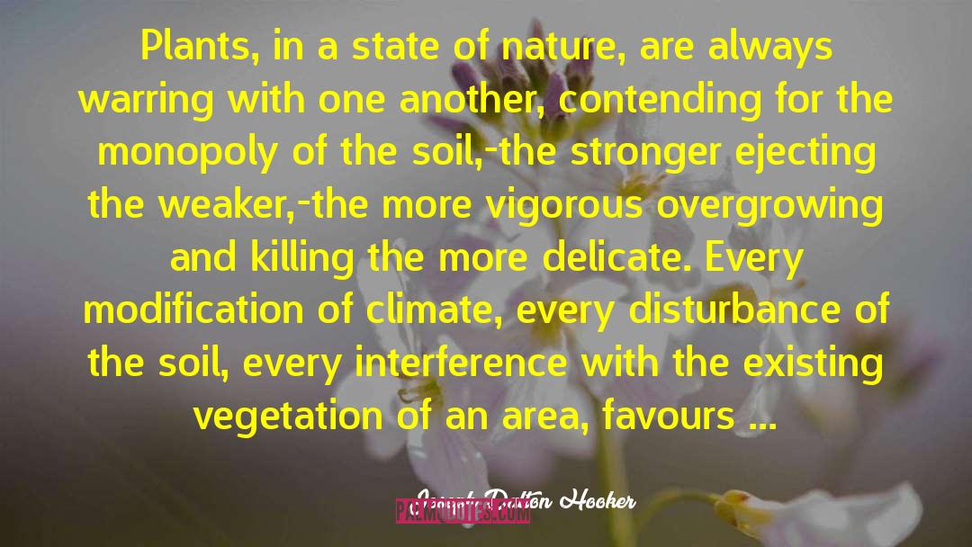 Favours quotes by Joseph Dalton Hooker