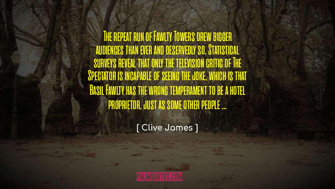 Fawlty Towers quotes by Clive James