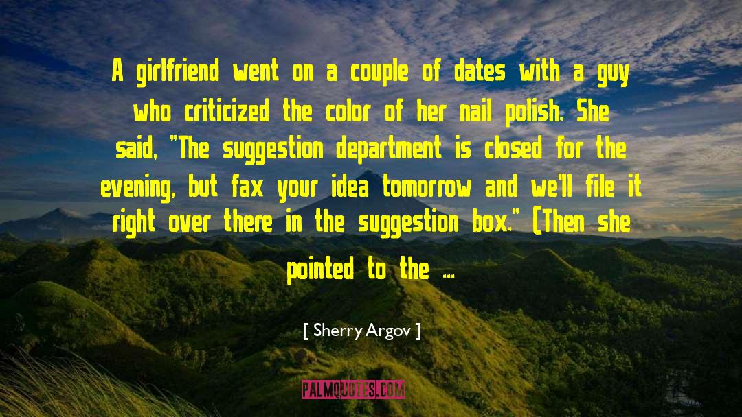 Fax quotes by Sherry Argov