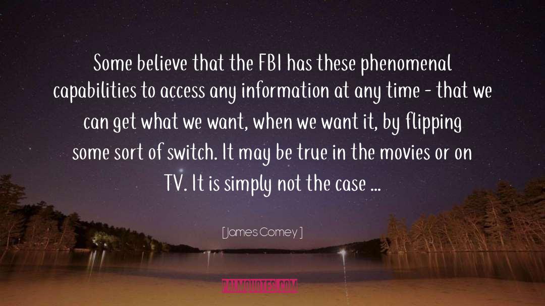 Fbi quotes by James Comey