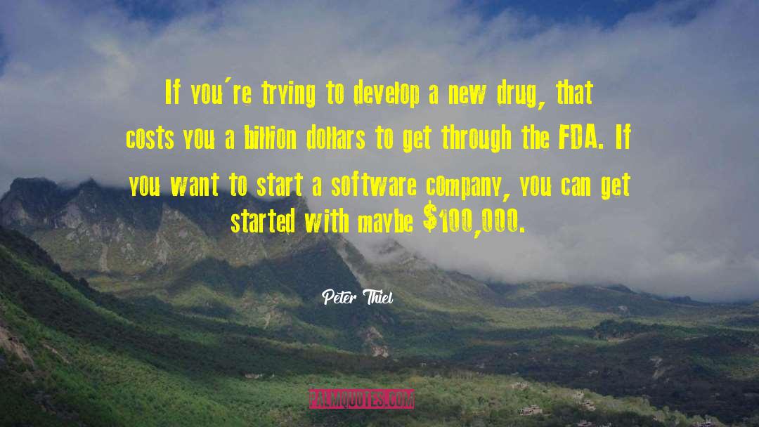 Fda quotes by Peter Thiel