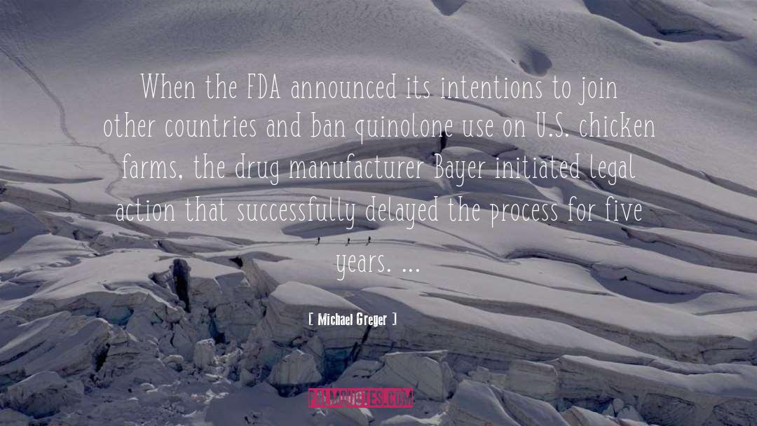 Fda quotes by Michael Greger