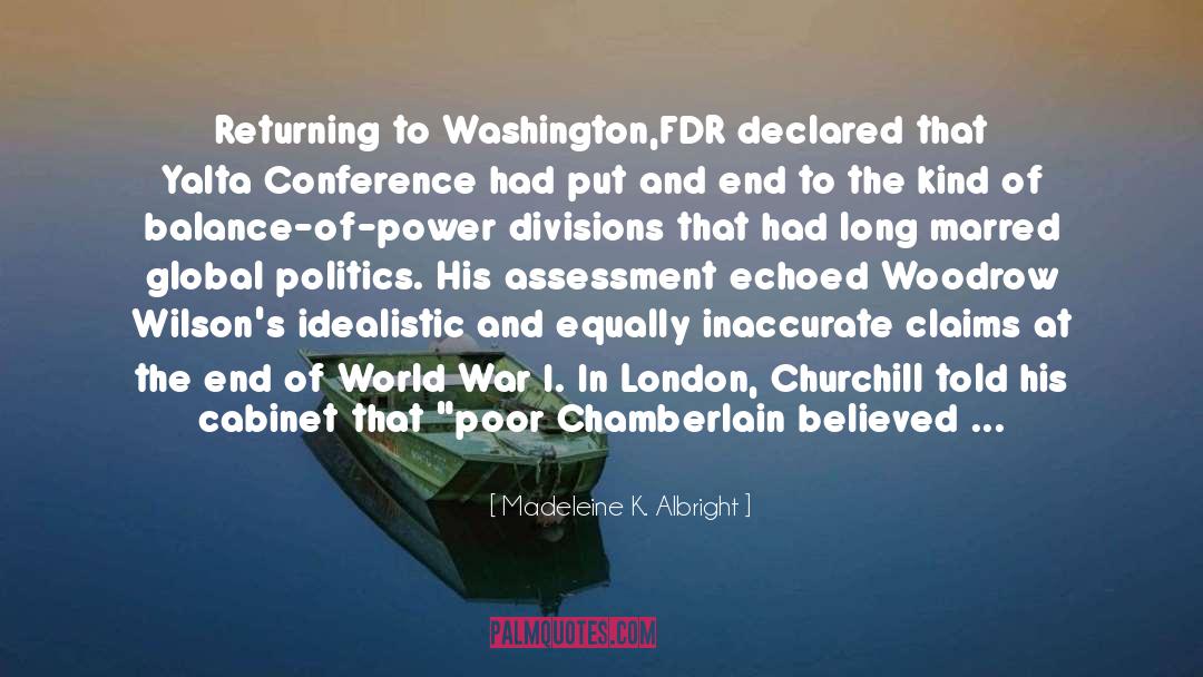 Fdr quotes by Madeleine K. Albright
