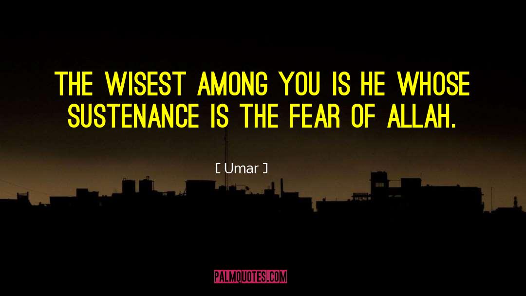 Fear Allah quotes by Umar