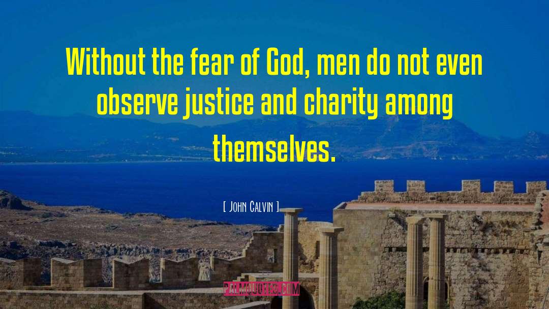 Fear Allah quotes by John Calvin