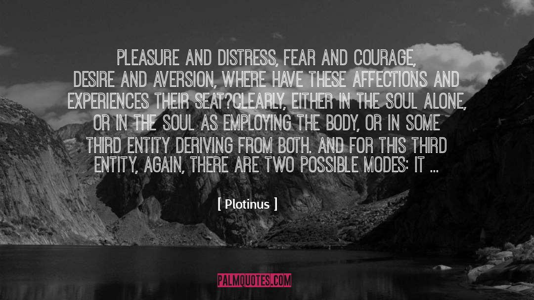 Fear And Courage quotes by Plotinus
