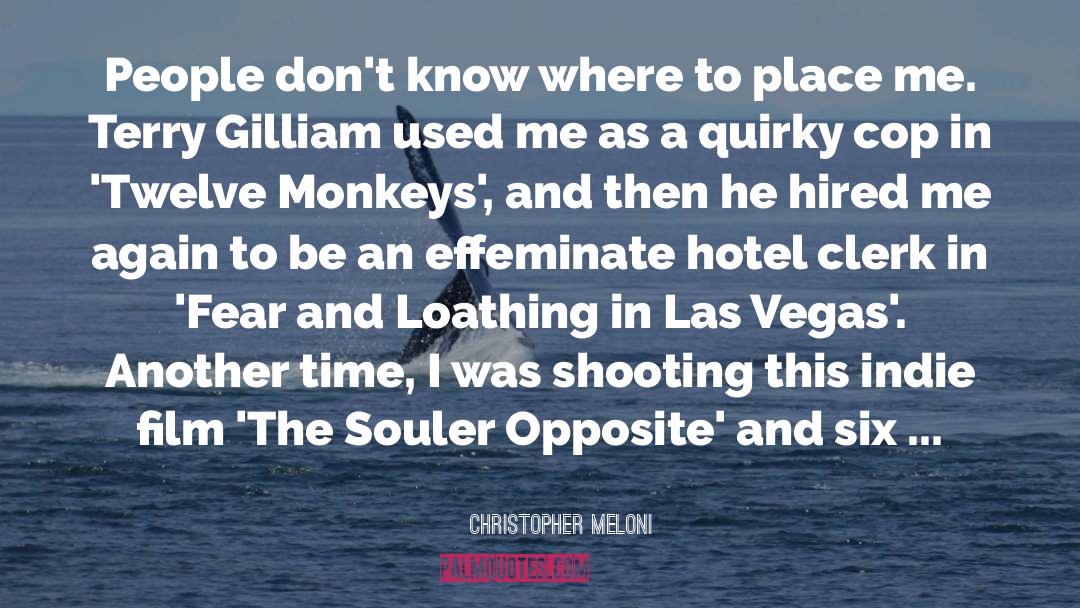 Fear And Loathing quotes by Christopher Meloni