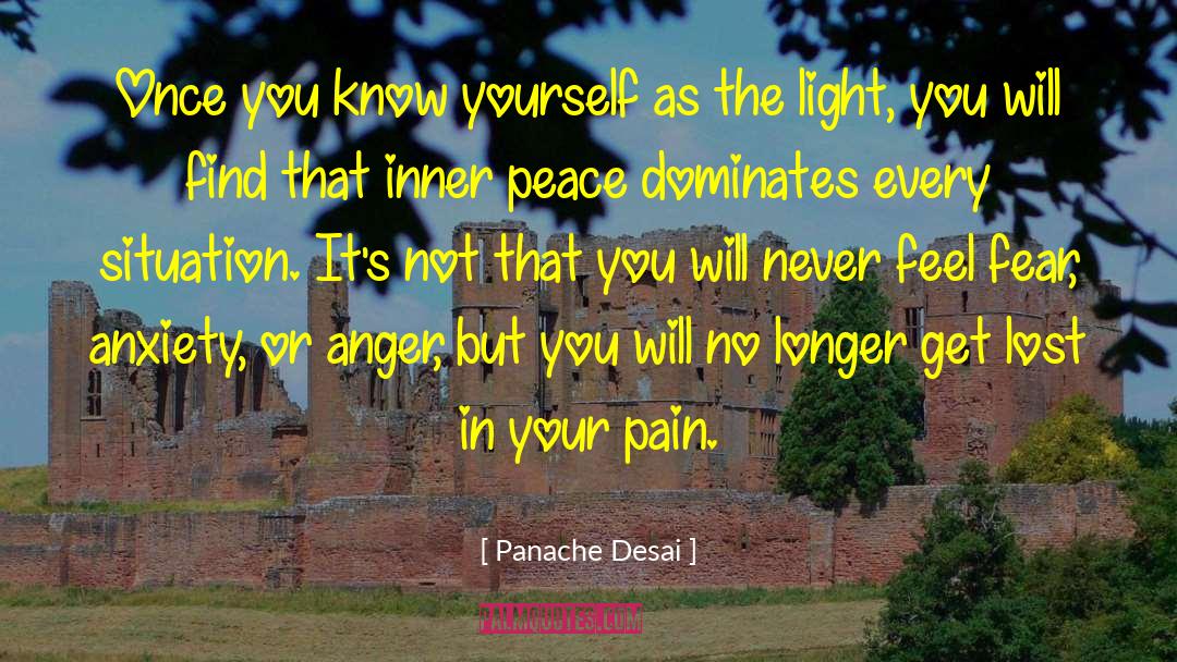 Fear Anxiety quotes by Panache Desai