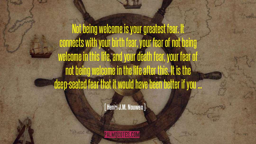 Fear Change quotes by Henri J.M. Nouwen