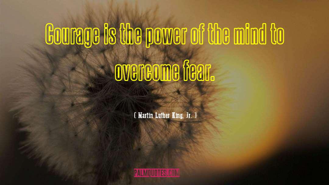 Fear Courage quotes by Martin Luther King, Jr.