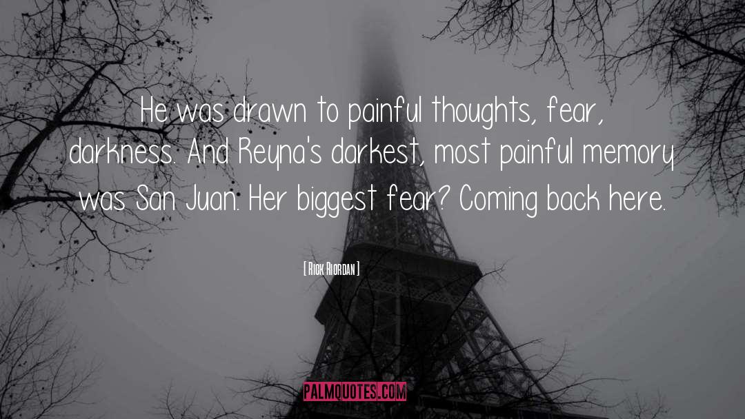 Fear Darkness quotes by Rick Riordan