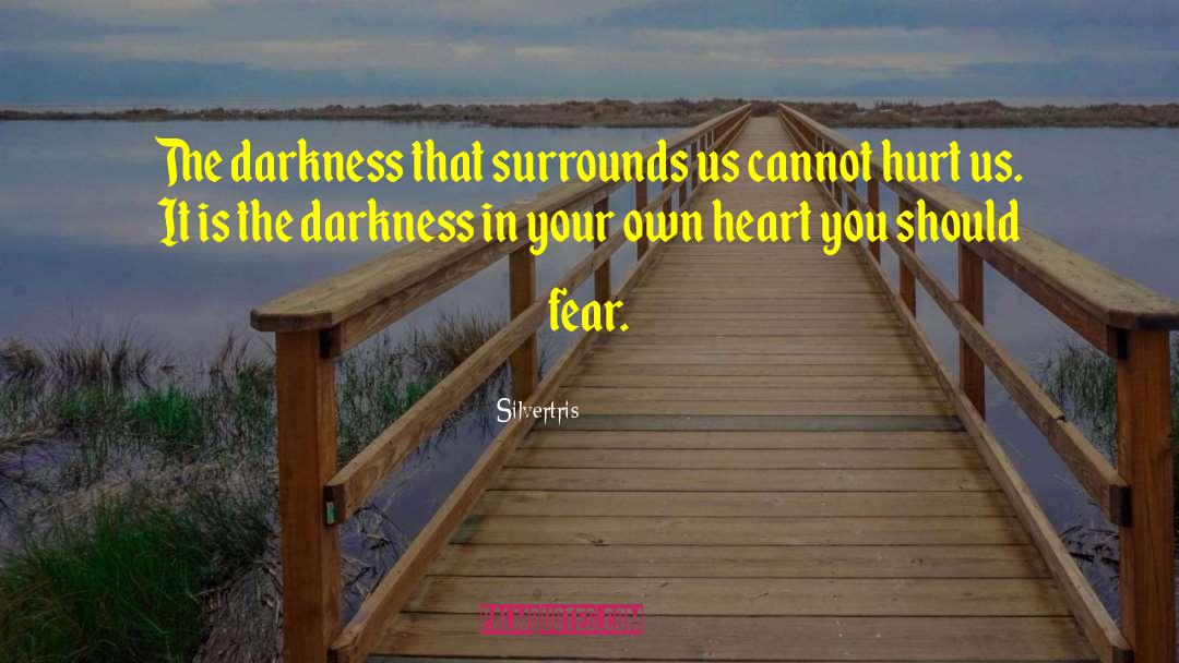 Fear Darkness quotes by Silvertris
