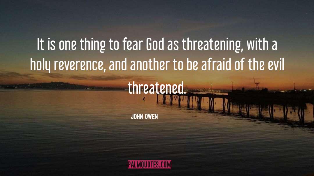 Fear God quotes by John Owen