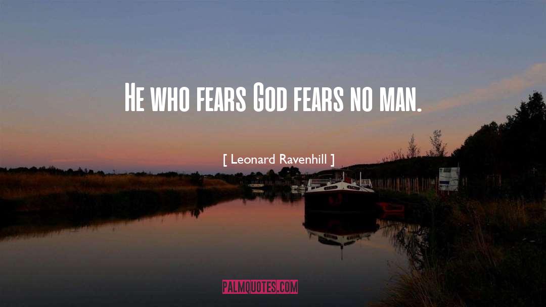 Fear God quotes by Leonard Ravenhill