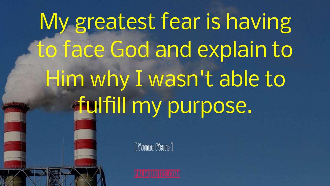 Fear God quotes by Yvonne Pierre