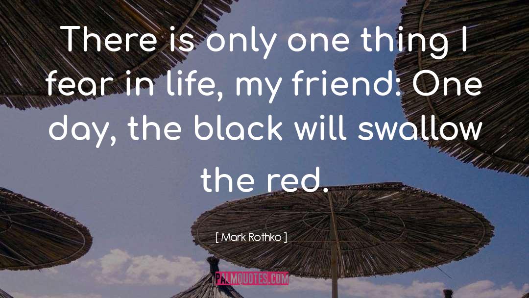 Fear In Life quotes by Mark Rothko