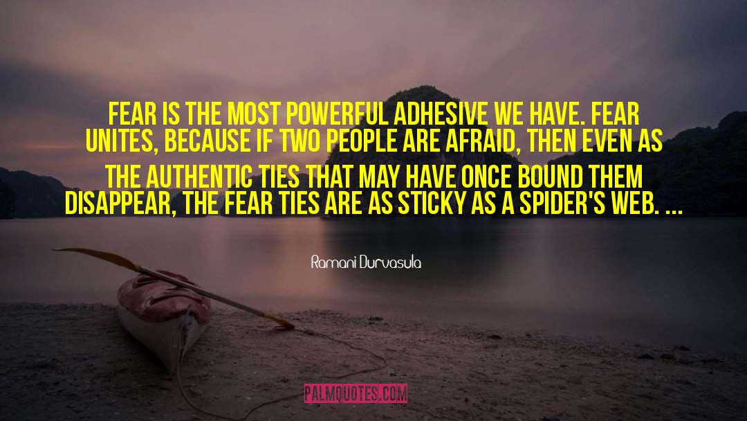 Fear Is The quotes by Ramani Durvasula