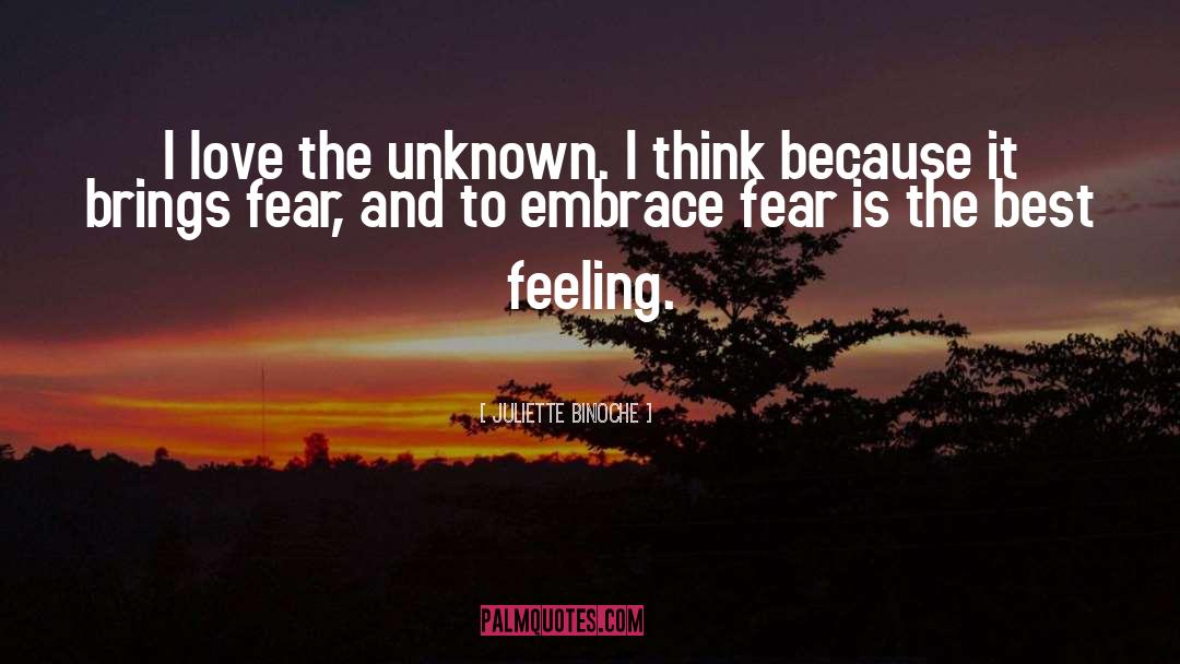 Fear Is The quotes by Juliette Binoche