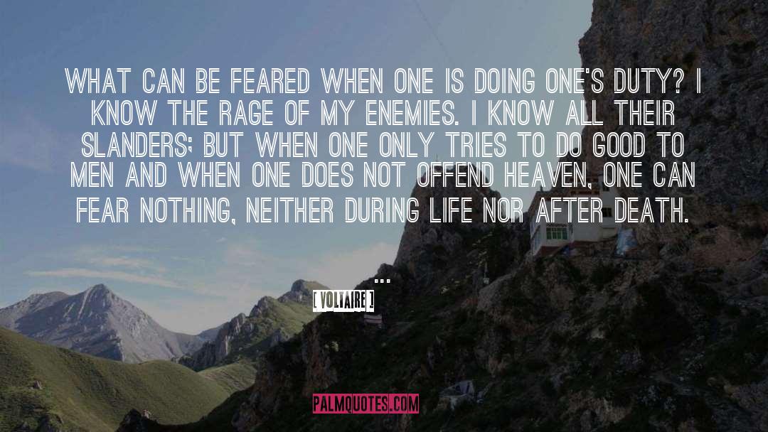 Fear Nothing quotes by Voltaire