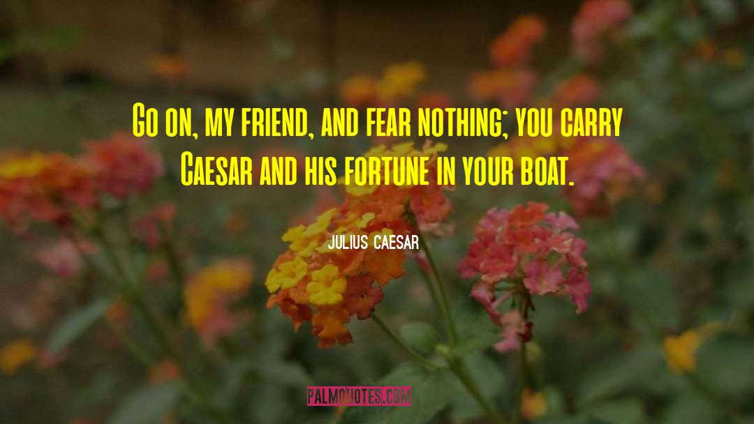 Fear Nothing quotes by Julius Caesar