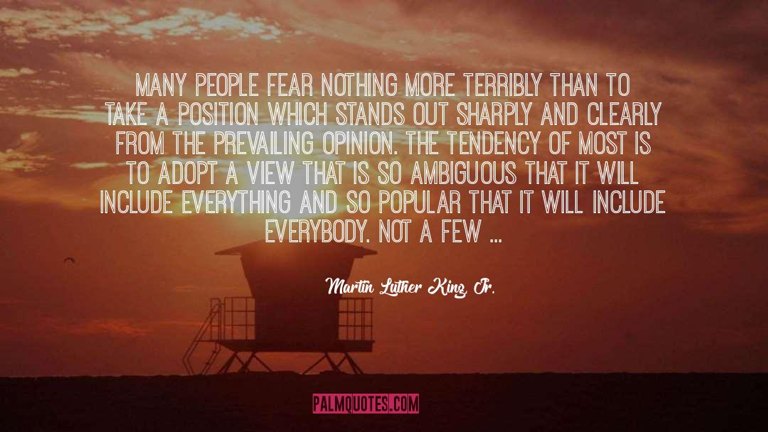 Fear Nothing quotes by Martin Luther King, Jr.