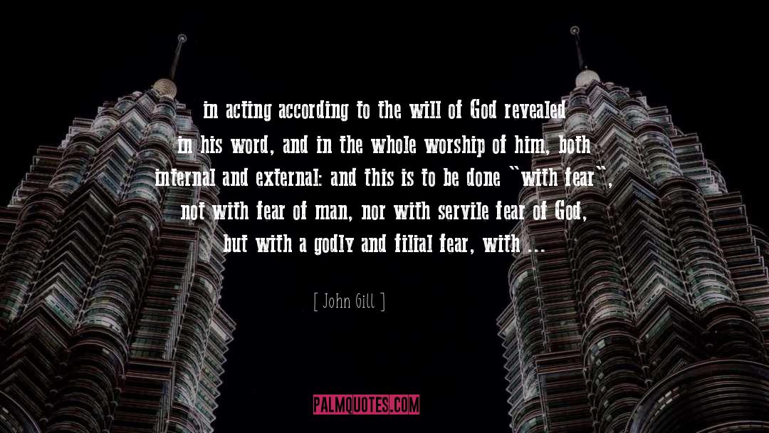 Fear Of God quotes by John Gill