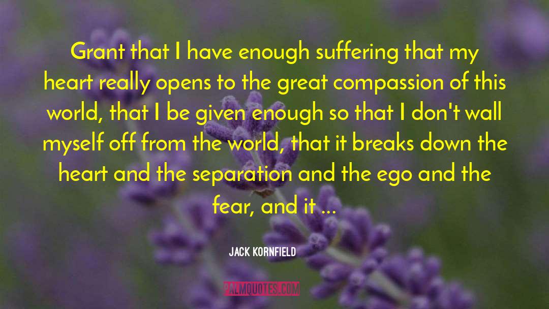 Fear Of Living quotes by Jack Kornfield