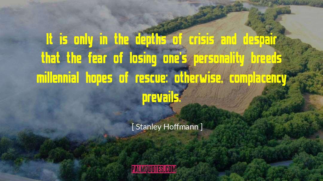 Fear Of Losing quotes by Stanley Hoffmann
