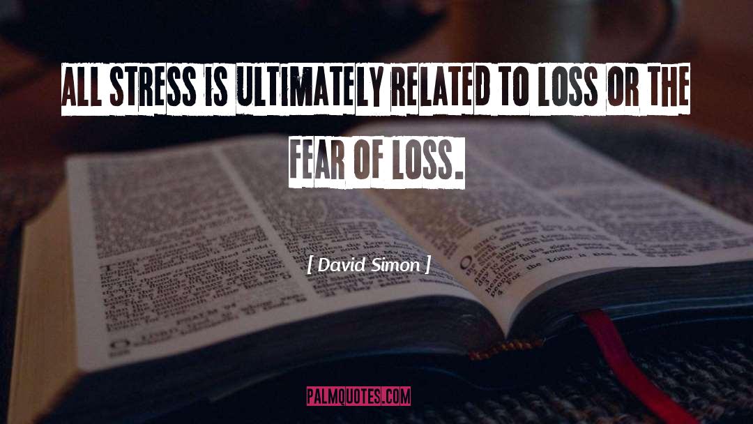 Fear Of Loss quotes by David Simon