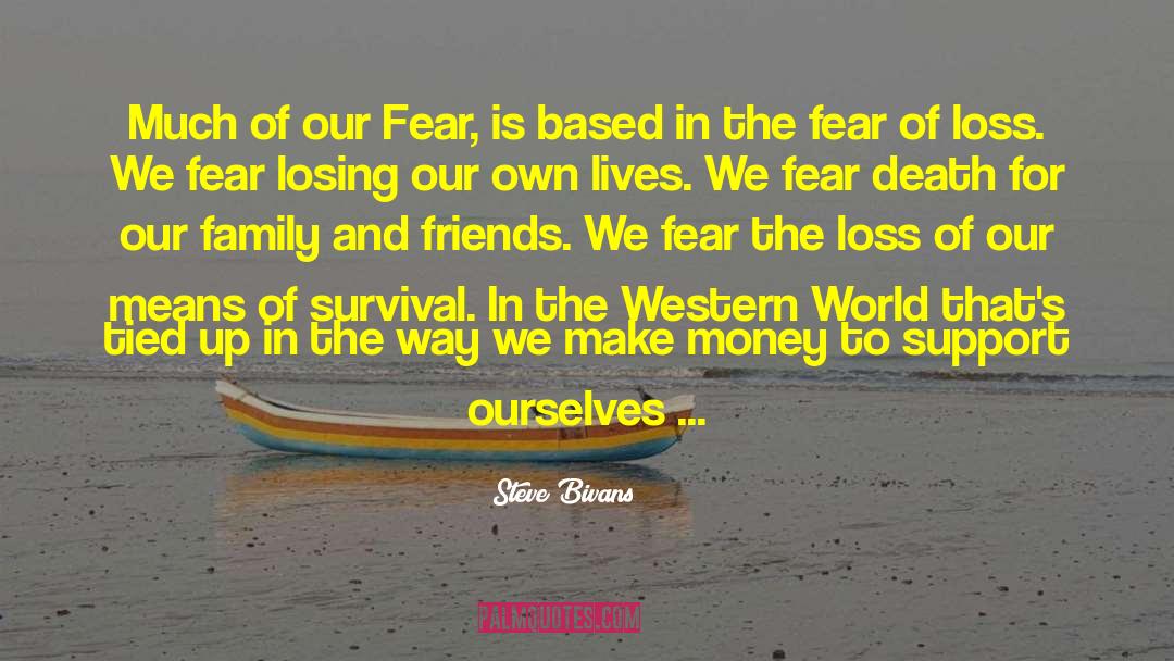 Fear Of Loss quotes by Steve Bivans