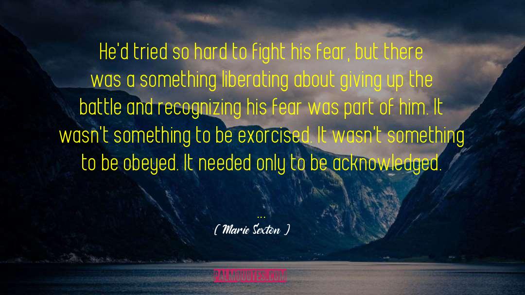 Fear Of Rejection quotes by Marie Sexton