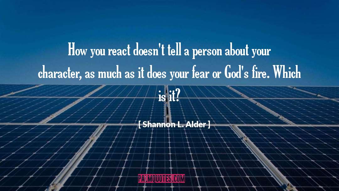 Fear Or Spirit quotes by Shannon L. Alder