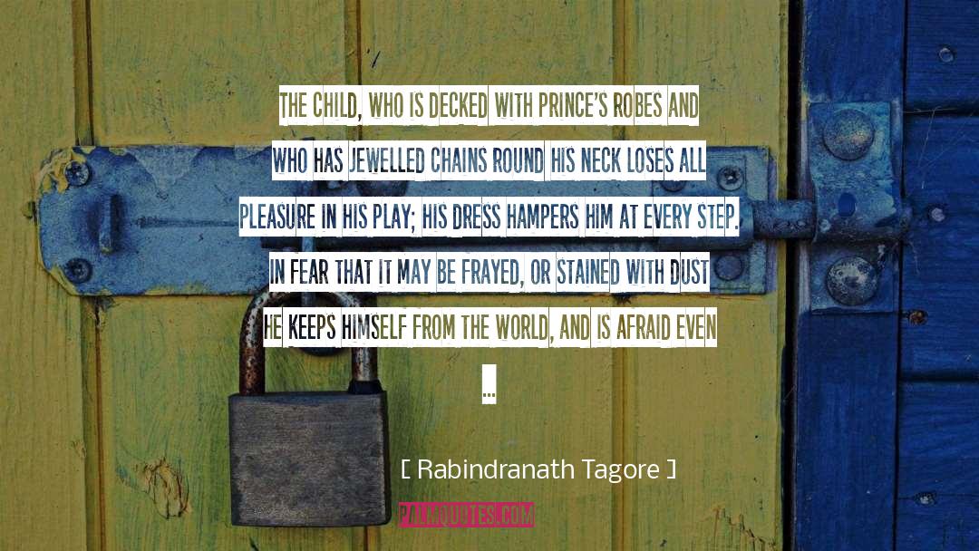 Fear Or Spirit quotes by Rabindranath Tagore