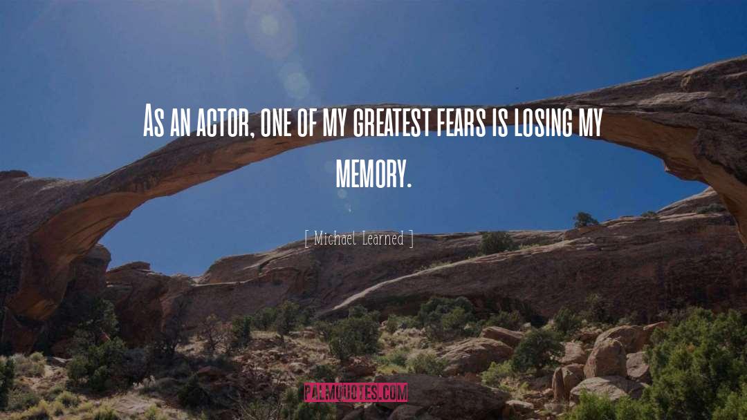 Fear Pain quotes by Michael Learned