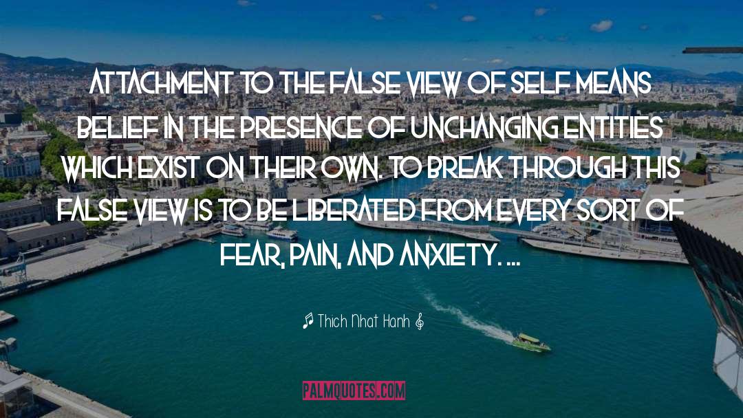 Fear Pain quotes by Thich Nhat Hanh