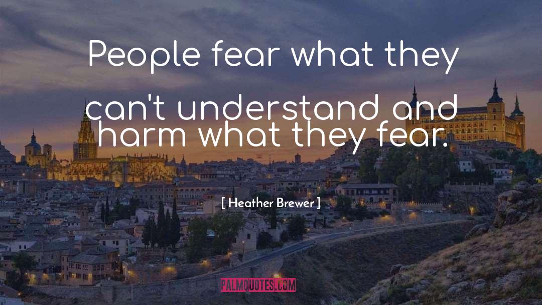 Fear Pain quotes by Heather Brewer