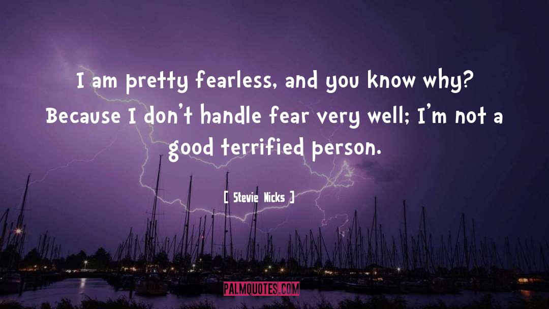 Fear quotes by Stevie Nicks
