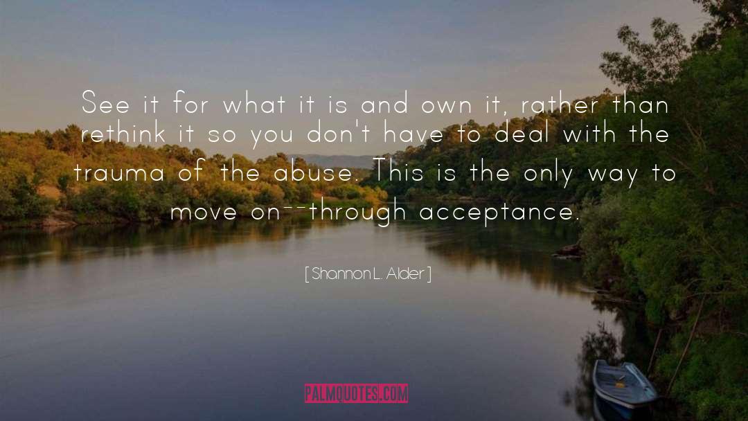 Fear Similarities And Acceptance quotes by Shannon L. Alder