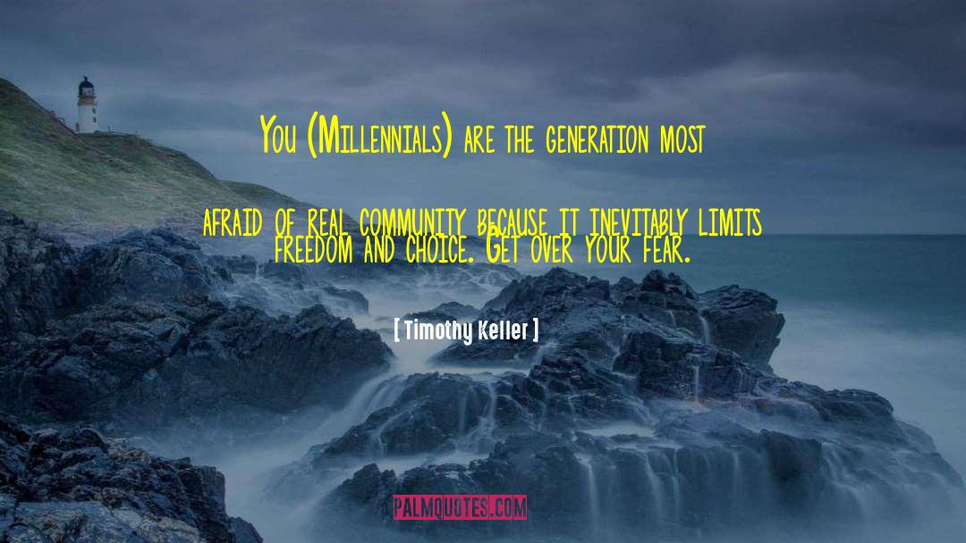 Fear Stagnation quotes by Timothy Keller