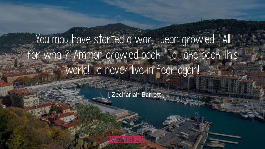 Fear To Take Risks quotes by Zechariah Barrett